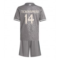 Real Madrid Aurelien Tchouameni #14 Fußballbekleidung 3rd trikot Kinder 2024-25 Kurzarm (+ kurze hosen)